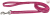 Kanalkoppel 1,5cm rosa med reflex