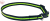 Valphalsband valk-antiglid svart-limegrön