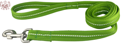 Kanalkoppel 2,5cm limegrön med reflex