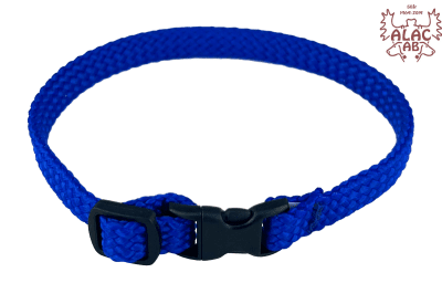 Zoom bild av Katthalsband med snabbspänne blå