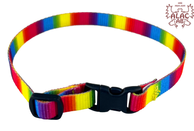 Zoom bild av Katthalsband med snabbspänne flerfärgad