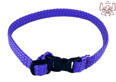 Zoom bild av Katthalsband med snabbspänne lila