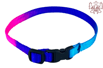 Zoom bild av Katthalsband med snabbspänne regn