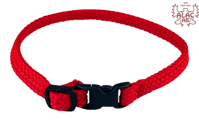 Zoom bild av Katthalsband med snabbspänne röd
