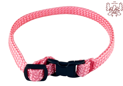 Zoom bild av Katthalsband med snabbspänne rosa