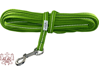 Spårlina kanal 15mm limegrön med reflex